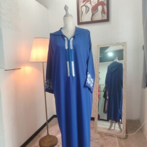 Djellaba Tissu crêpe de soie